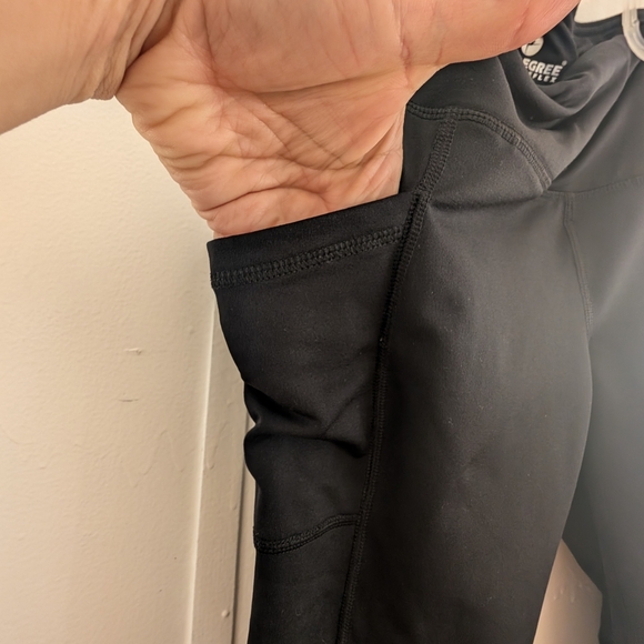 🛍️4 For 15🛍️ 90 Degree By Reflex Black Leggings - Picture 7 of 12